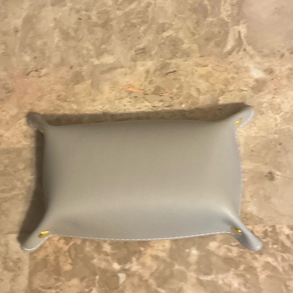 Blue and White Toile Patterned Valet Tray